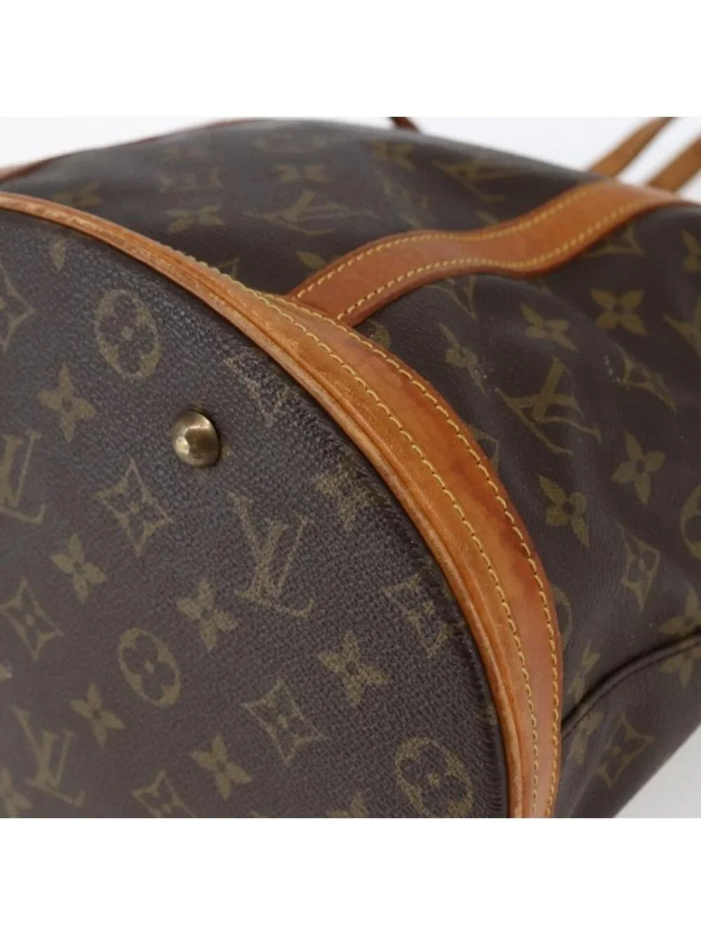 Authentic LOUIS VUITTON Monogram Bucket GM Shoulder Bag M42236 LV